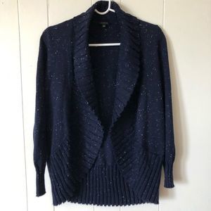 Talbots Women’s Open Front Cotton Blend Cardigan Sweater Size XS